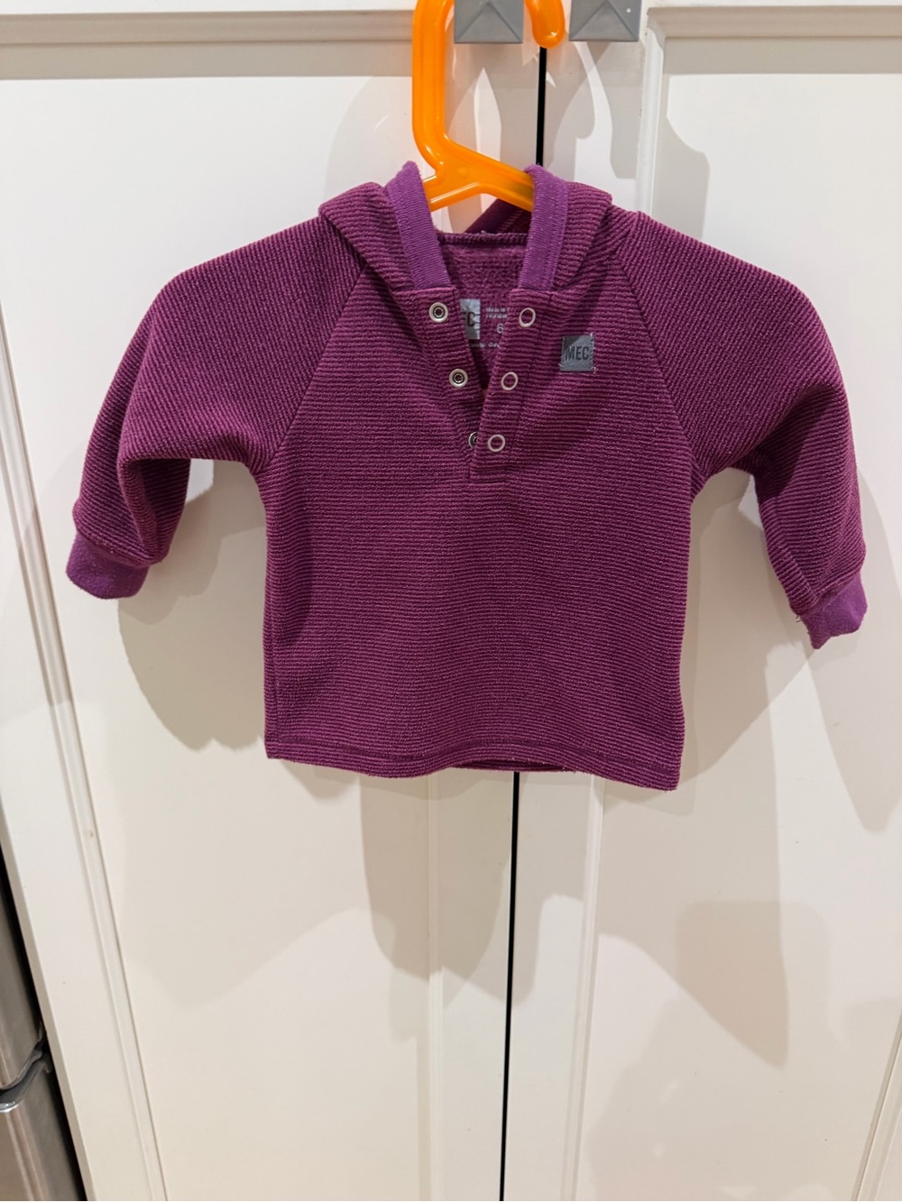 MEC 6m Purple Hooded Knit Pullover for Kids